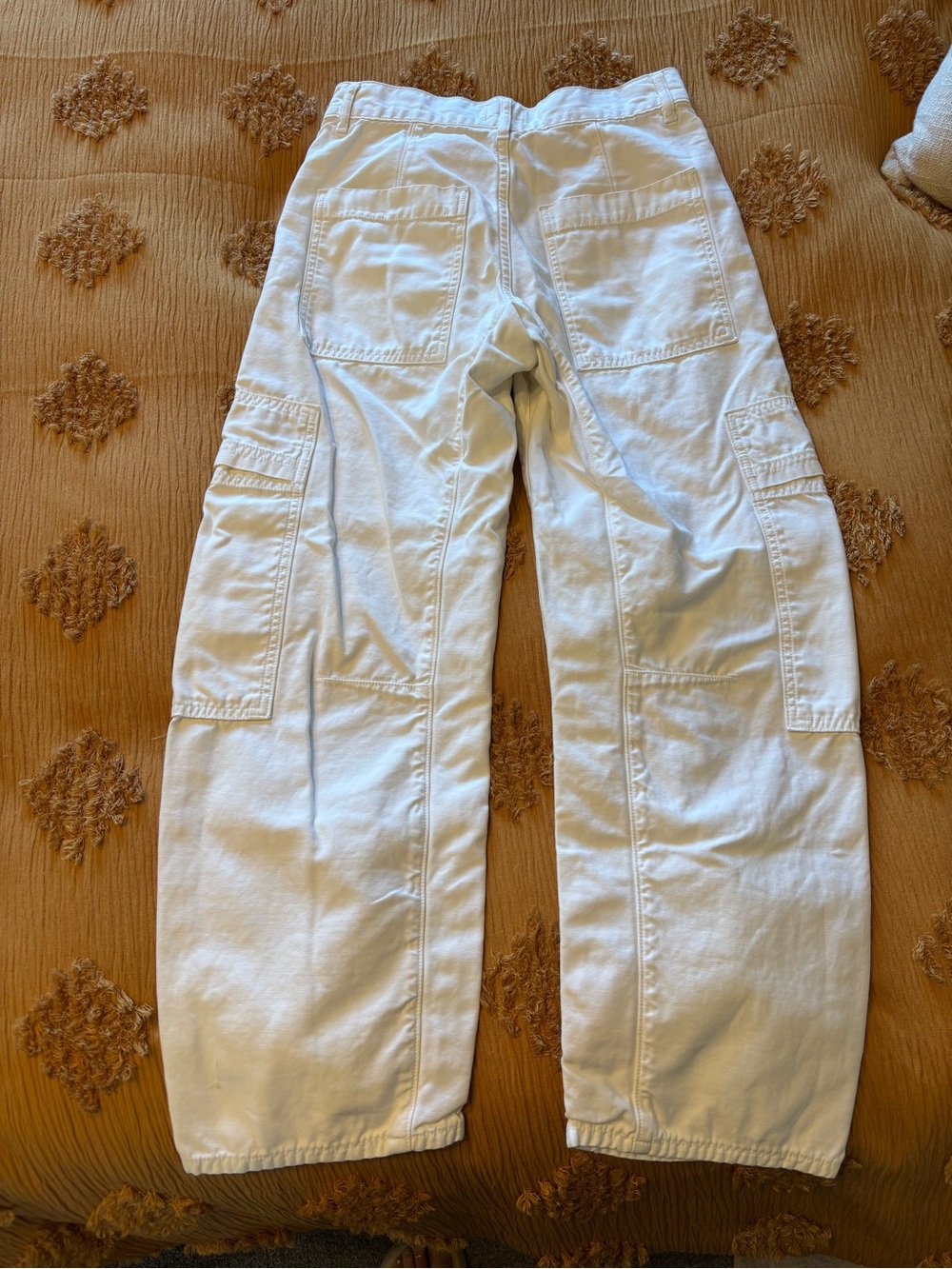 Citizens Of Humanity White Marcelle Barrel Cargo Pants - Picture 2 of 7